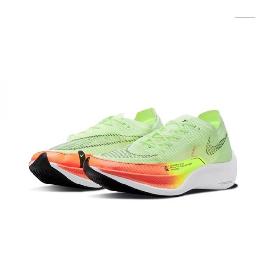 Women/Men Sports Shoes Nike ZoomX VaporFly NEXT Red Yellow  