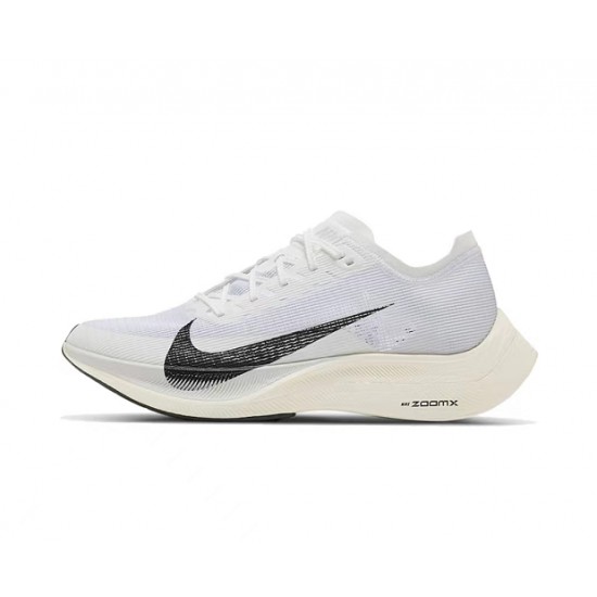 Women/Men Sports Shoes Nike ZoomX VaporFly NEXT White Grey  