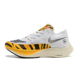 Women/Men Sports Shoes Nike ZoomX VaporFly NEXT White Orange  