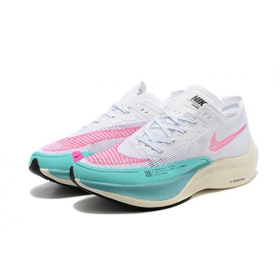 Women/Men Sports Shoes Nike ZoomX VaporFly NEXT White Pink  