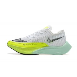 Women/Men Sports Shoes Nike ZoomX VaporFly NEXT White Yellow  