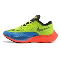 Women/Men Sports Shoes Nike ZoomX VaporFly NEXT Yellow Blue  