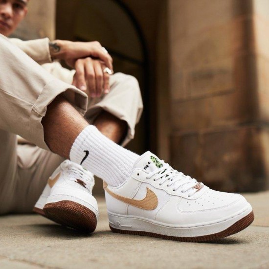 CZ0338-101 Air Force 1 Low &#8217;07 Lv8 Rhubarb White/Natural/Black