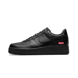 CU9225-001 Air Force 1 Low Black Supreme Black/Black 