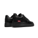 CU9225-001 Air Force 1 Low Black Supreme Black/Black 