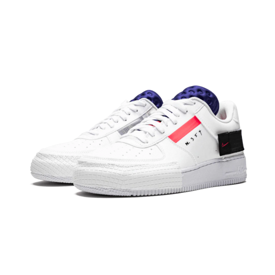 CI0054-100 Air Force 1 Low Drop Type White Summit White/Red Orbit-White-Black-Deep Royal Blue-Blackened Blue 