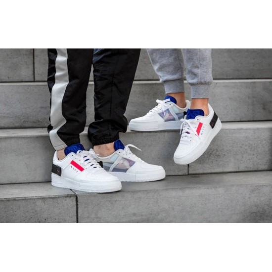 CI0054-100 Air Force 1 Low Drop Type White Summit White/Red Orbit-White-Black-Deep Royal Blue-Blackened Blue 