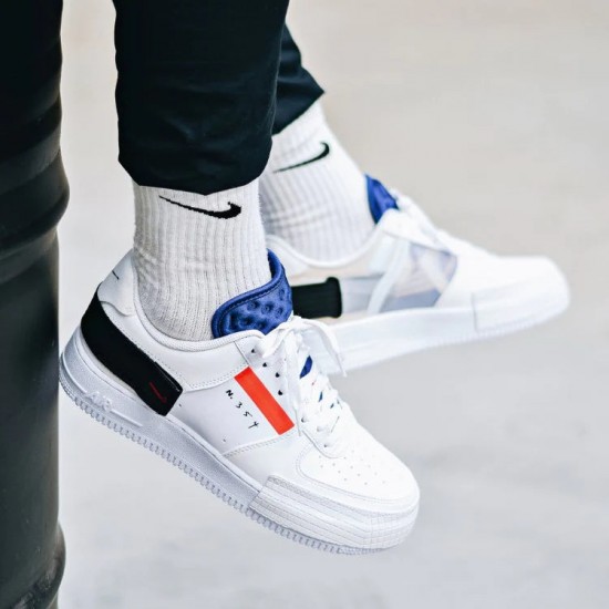 CI0054-100 Air Force 1 Low Drop Type White Summit White/Red Orbit-White-Black-Deep Royal Blue-Blackened Blue 