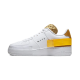 AT7859-100 Air Force 1 Low Drop Type White Gold Yellow White/Goldsuede/Clubgold/Universitygold