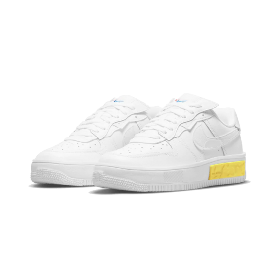 DA7024-101 Air Force 1 Low Fontanka White Yellow White/Summit White-Photon Dust 