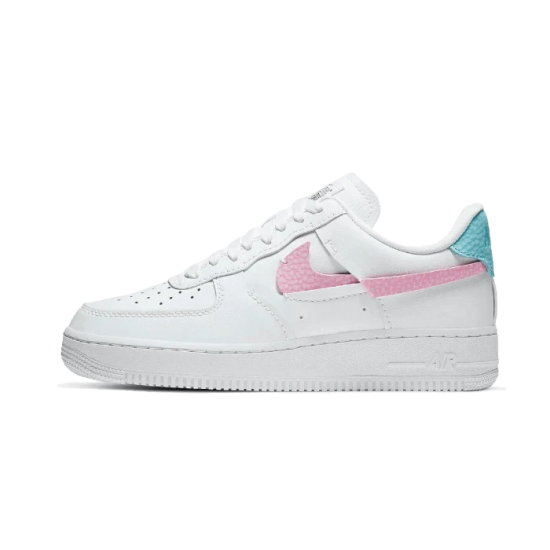 DC1164-101 Air Force 1 Low Lxx White Pink Aqua White/Pink Rise-Bleached Aqua 