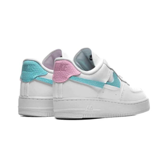 DC1164-101 Air Force 1 Low Lxx White Pink Aqua White/Pink Rise-Bleached Aqua 