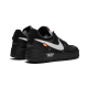 AO4606-001 Air Force 1 Low Off-White Black Black/White-Cone-Black 