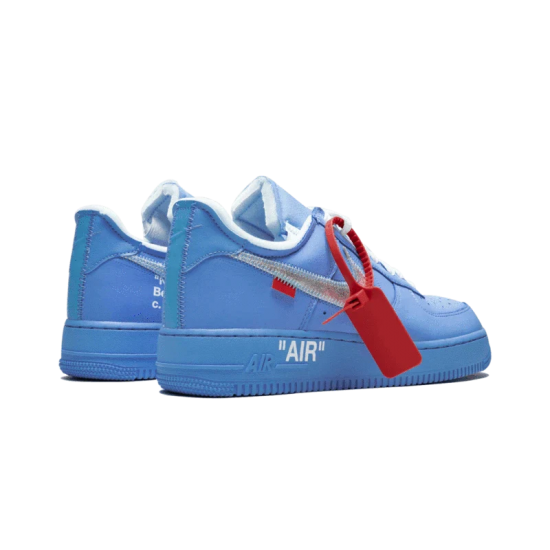 CI1173-400 Air Force 1 Low Off-White Mca University Blue University Blue/Metallic Silver-Whit 