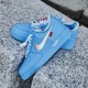 CI1173-400 Air Force 1 Low Off-White Mca University Blue University Blue/Metallic Silver-Whit 