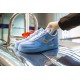 CI1173-400 Air Force 1 Low Off-White Mca University Blue University Blue/Metallic Silver-Whit 