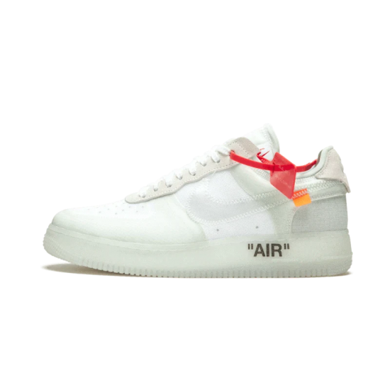 AO4606-100 Air Force 1 Low Off-White The Ten White/White-Sail 