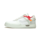 AO4606-100 Air Force 1 Low Off-White The Ten White/White-Sail 