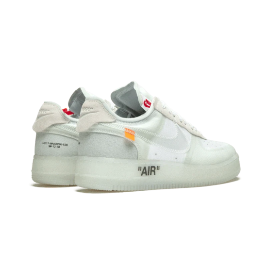 AO4606-100 Air Force 1 Low Off-White The Ten White/White-Sail 