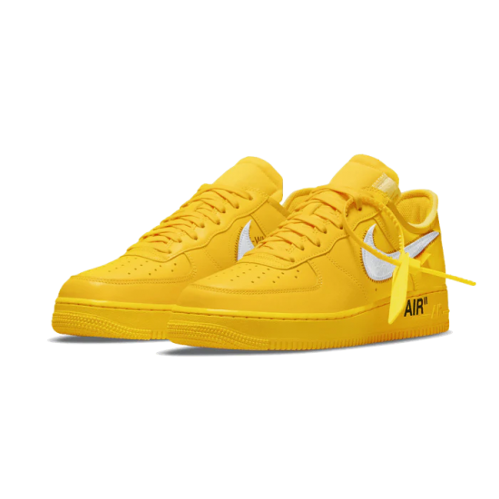 DD1876-700 Air Force 1 Low Off-White University Gold Metallic Silver Yellow/Yellow-Metallic