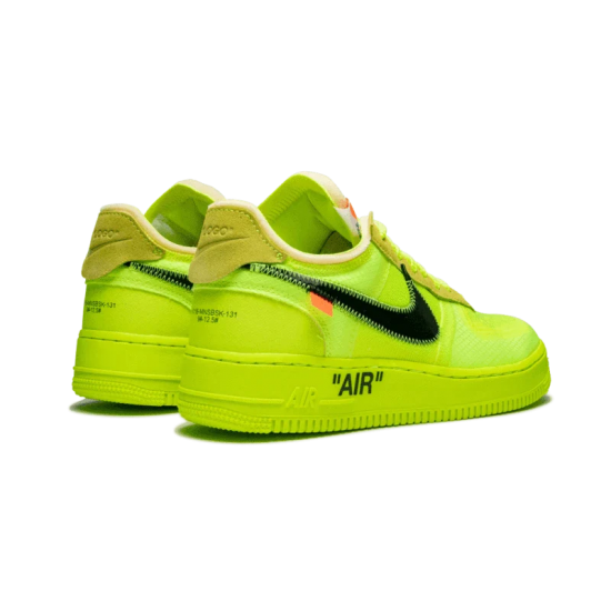 AO4606-700 Air Force 1 Low Off-White Volt Volt/Hyper Jade-Cone-Black 