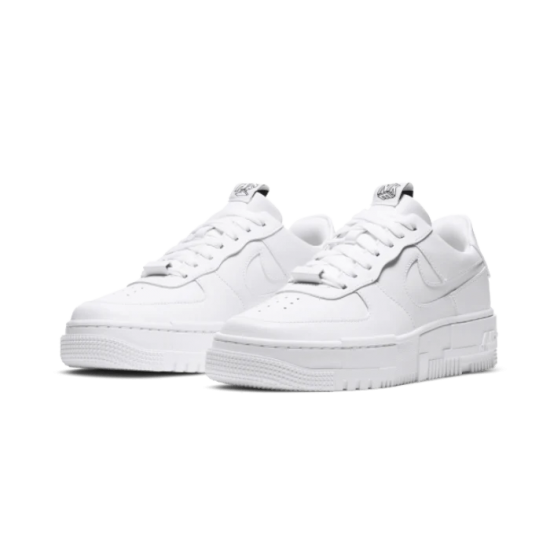 CK6649-100 Air Force 1 Low Pixel White White/White/White