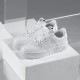 CK6649-100 Air Force 1 Low Pixel White White/White/White