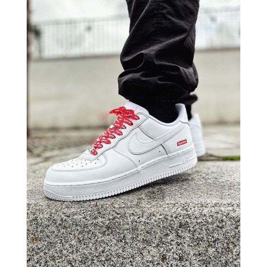 CU9225-100 Air Force 1 Low White Supreme White/White