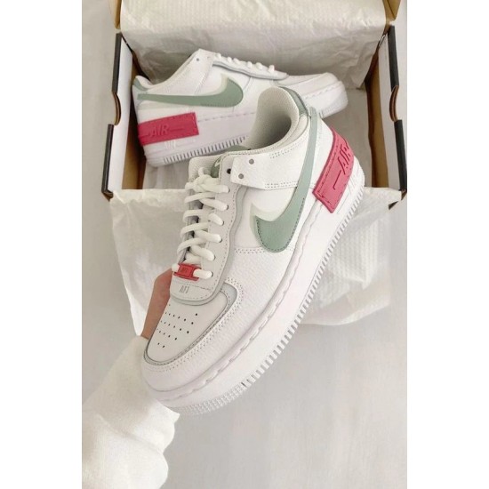 CI0919-112 Air Force 1 Shadow Jade Smoke White/Jade Smoke-Seafoam-Archeo Pink