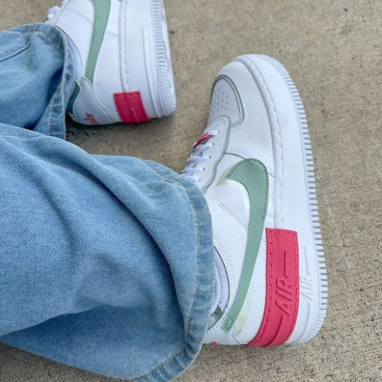 CI0919-112 Air Force 1 Shadow Jade Smoke White/Jade Smoke-Seafoam-Archeo Pink