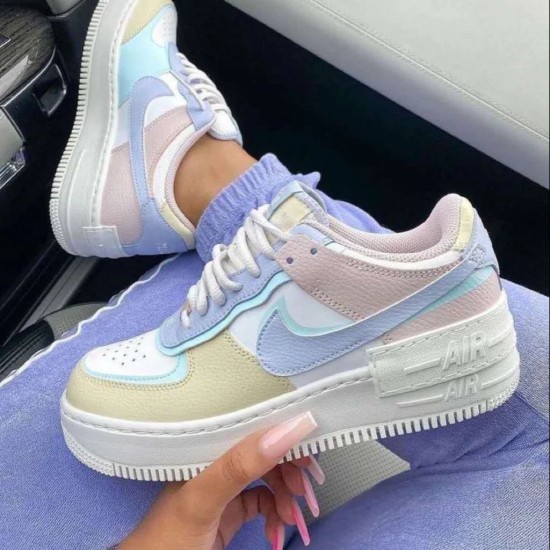 CI0919-106 Air Force 1 Shadow Pastel Summit White/Ghost-Glacier Blue-Fossil