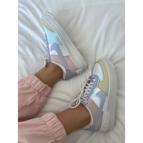 CI0919-106 Air Force 1 Shadow Pastel Summit White/Ghost-Glacier Blue-Fossil