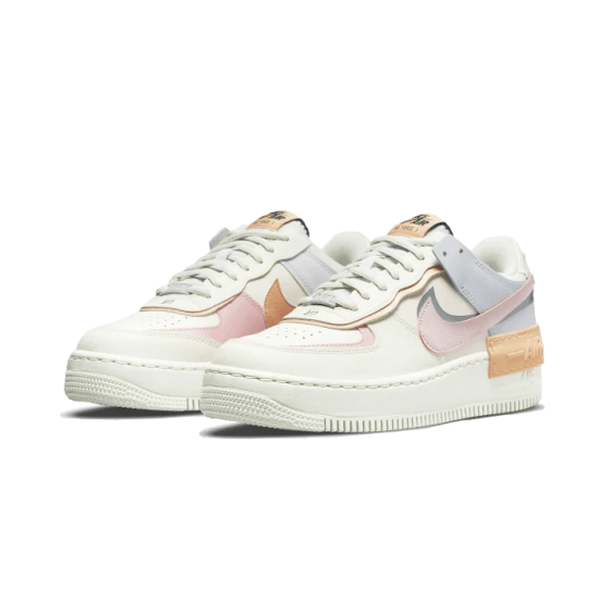 CI0919-111 Air Force 1 Shadow Pink Glaze Sail/Pink Glaze-Orange Chalk