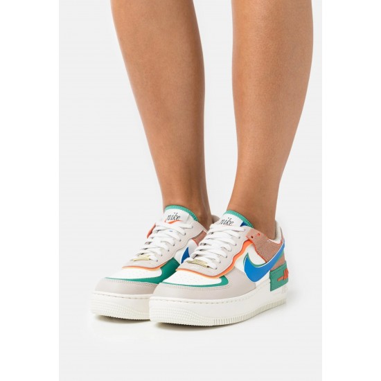 CI0919-109 Air Force 1 Shadow Sail Signal Blue Green Sail/Signalblue/Greennoise/Cream