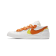 DD1877-100 Blazer Low Sacai White Magma Orange White/Magmaorange-White