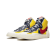 BV0072-700 Blazer Mid Sacai Snow Beach White/Obsidian-University Red-Varsity Maize 