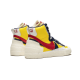 BV0072-700 Blazer Mid Sacai Snow Beach White/Obsidian-University Red-Varsity Maize 