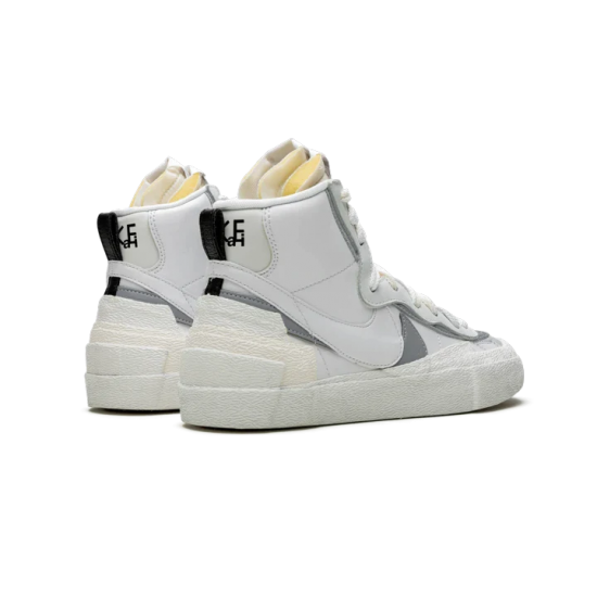 BV0072-100 Blazer Mid Sacai White Gray Summit White/White-Wolf Gray-Black 