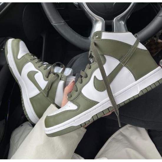 DD1399-107 Dunk High Cargo Khaki White/Cargo Khaki