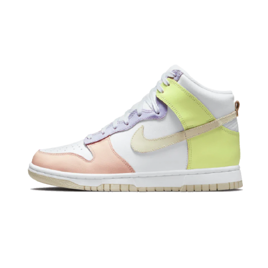 DD1869-108 Dunk High Lemon Twist White/Cashmere/Lemontwist