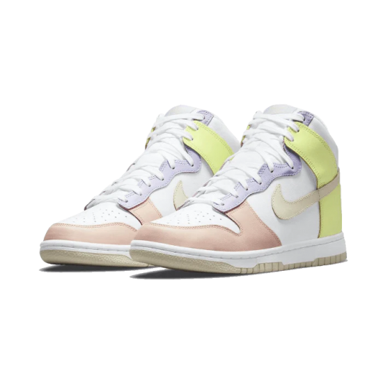 DD1869-108 Dunk High Lemon Twist White/Cashmere/Lemontwist