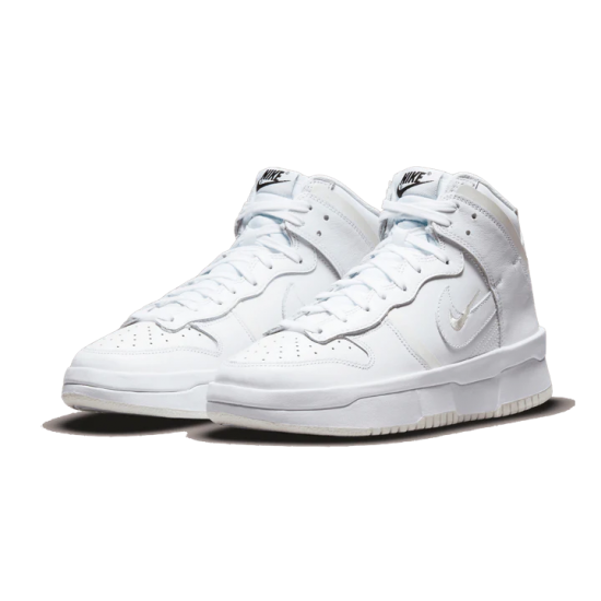 DH3718-100 Dunk High Rebel White White/White-White