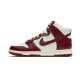 Nike Dunk High Sail Team Red 