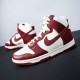 Nike Dunk High Sail Team Red 