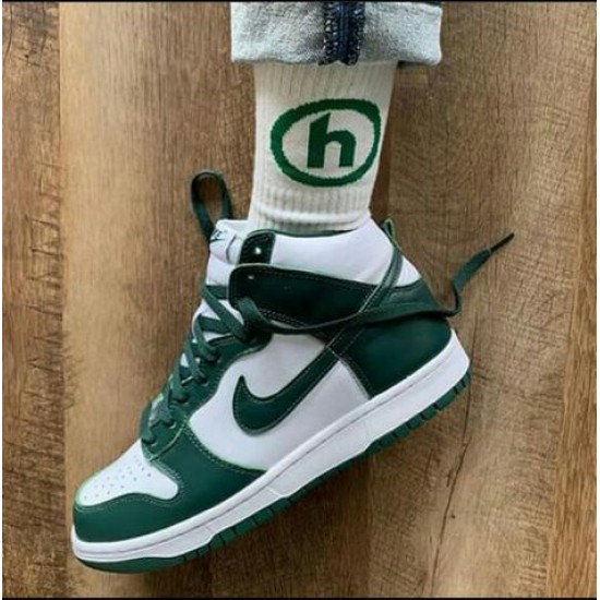 CZ8149-100 Dunk High Spartan Green White/Spartan Green 