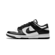 DD1391-100 Dunk Low Black White Black/Black-White