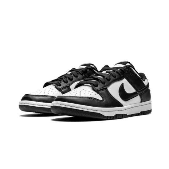 DD1391-100 Dunk Low Black White Black/Black-White