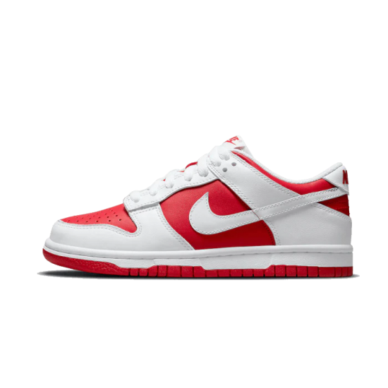 DD1391-600 Dunk Low Championship Red White/Universityred