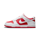 DD1391-600 Dunk Low Championship Red White/Universityred