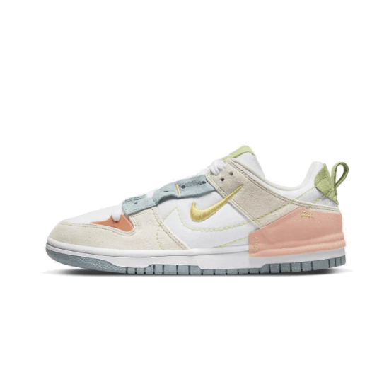 DV3457-100 Dunk Low Disrupt 2 Multi-Color White/Tan-Orange